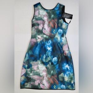 WHBM Multicolor Floral Dress Dreamy Tulip Black. Size 6. NWOT. Never worn.